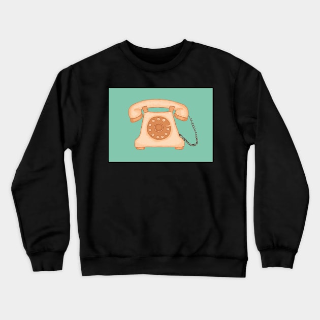 Telephone Crewneck Sweatshirt by Kuhtina